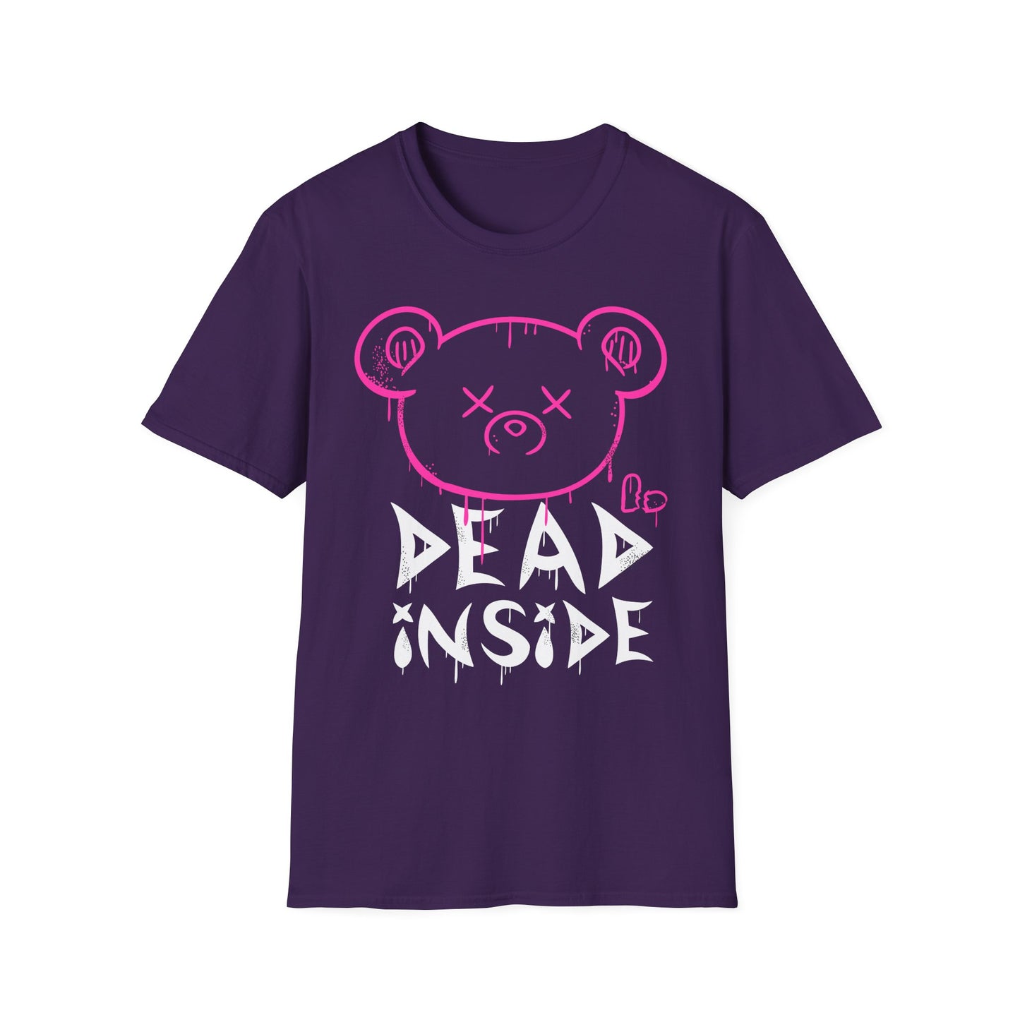 Unisex Softstyle T-Shirt - 'Dead Inside' Graphic Tee for Trendy Casual Wear