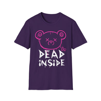 Unisex Softstyle T-Shirt - 'Dead Inside' Graphic Tee for Trendy Casual Wear
