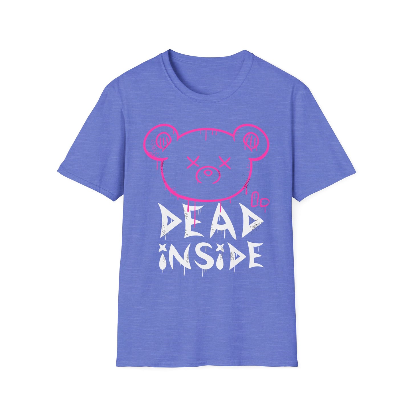 Unisex Softstyle T-Shirt - 'Dead Inside' Graphic Tee for Trendy Casual Wear