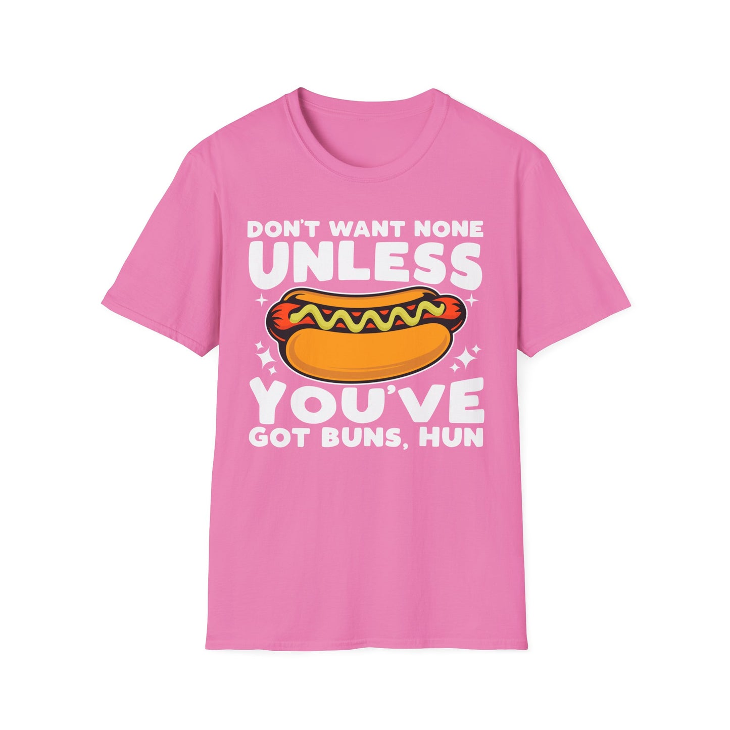 Funny Foodie Unisex T-Shirt - Hot Dog Buns Humor