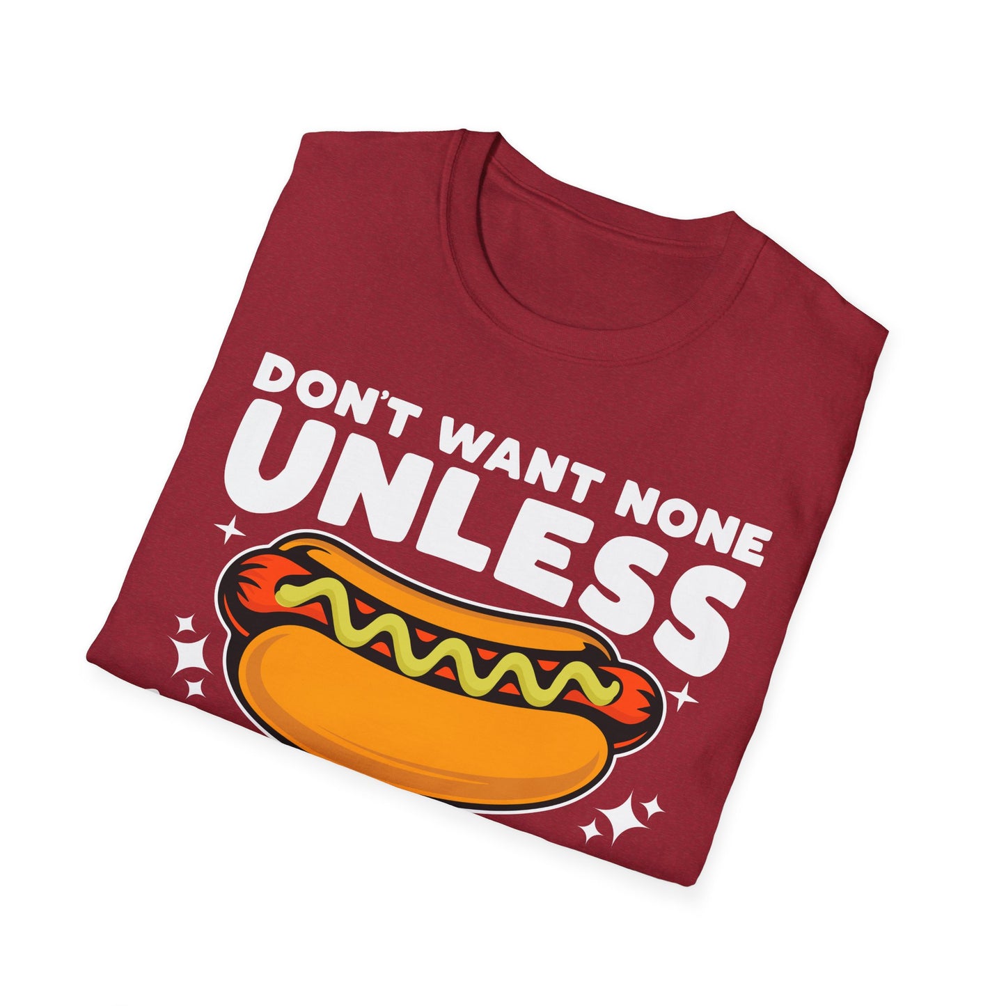 Funny Foodie Unisex T-Shirt - Hot Dog Buns Humor
