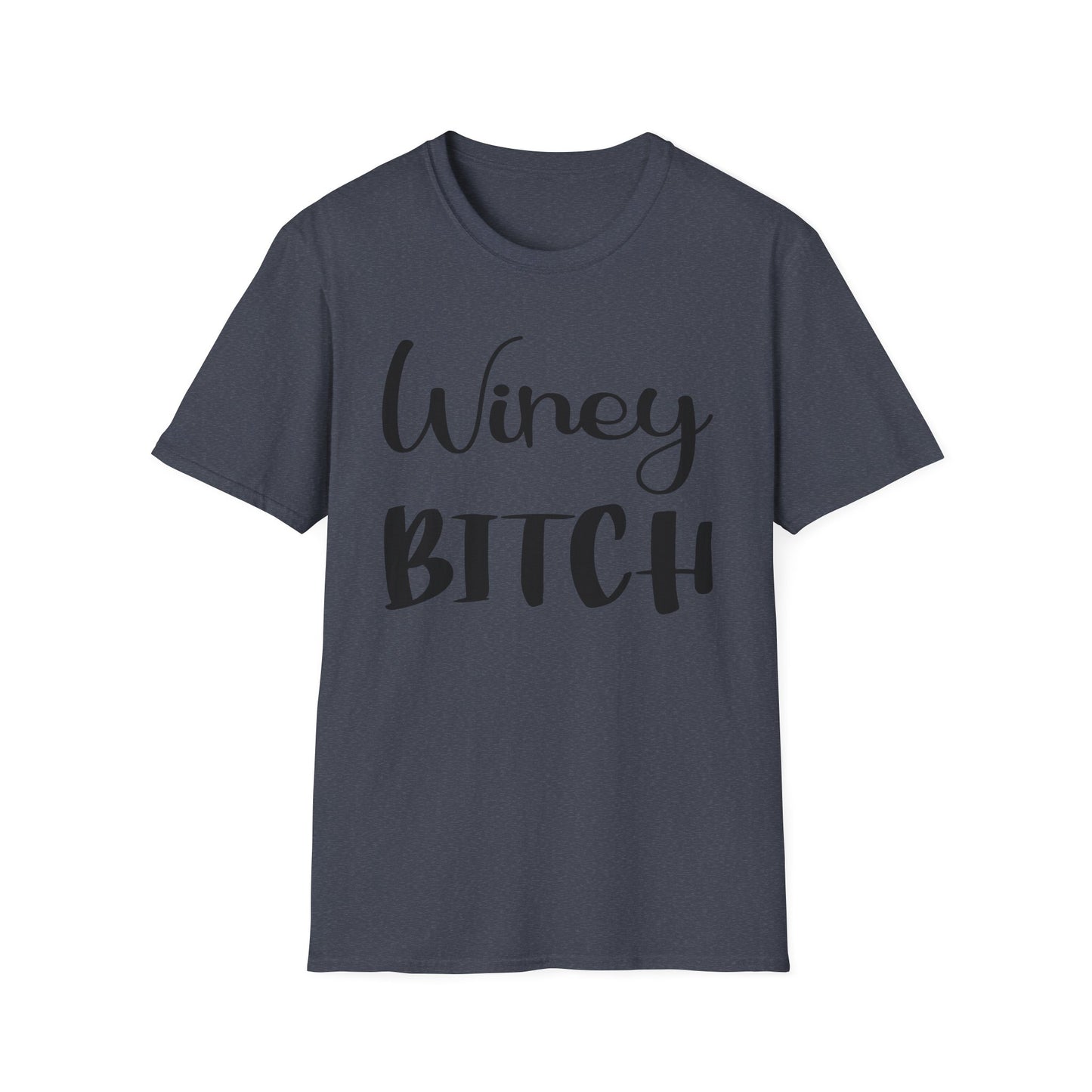 Winey Bitch Unisex Softstyle T-Shirt - Perfect for Wine Lovers & Fun Gatherings