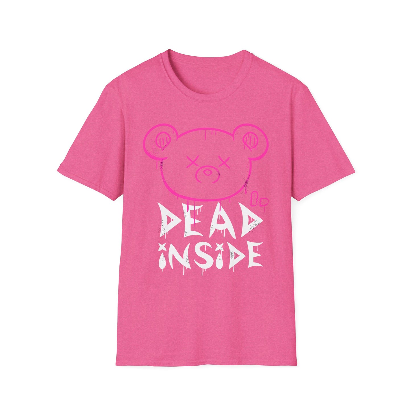 Unisex Softstyle T-Shirt - 'Dead Inside' Graphic Tee for Trendy Casual Wear