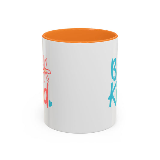 Be Kind Colorful Coffee Mug - Motivational Drinkware for Positivity & Kindness