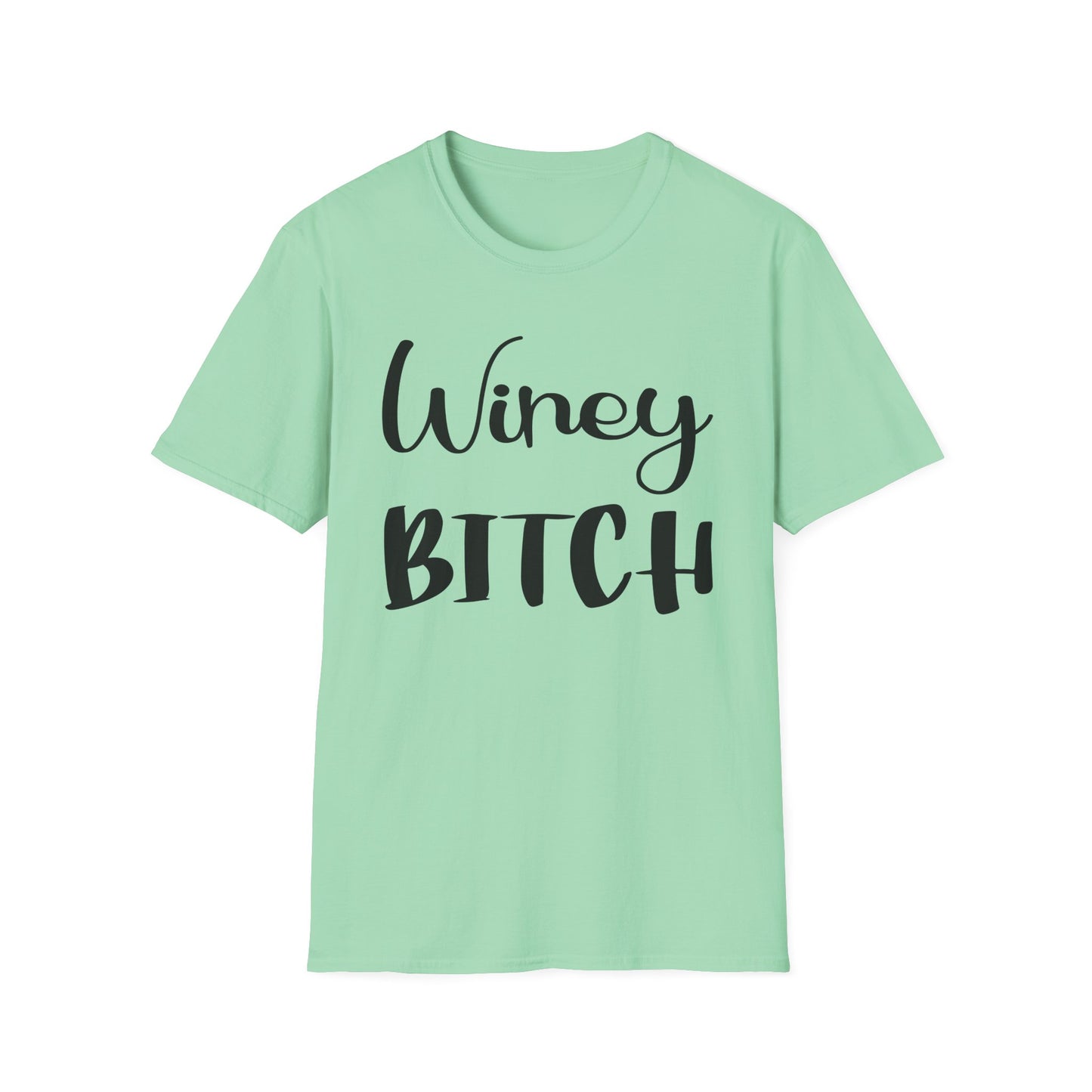 Winey Bitch Unisex Softstyle T-Shirt - Perfect for Wine Lovers & Fun Gatherings