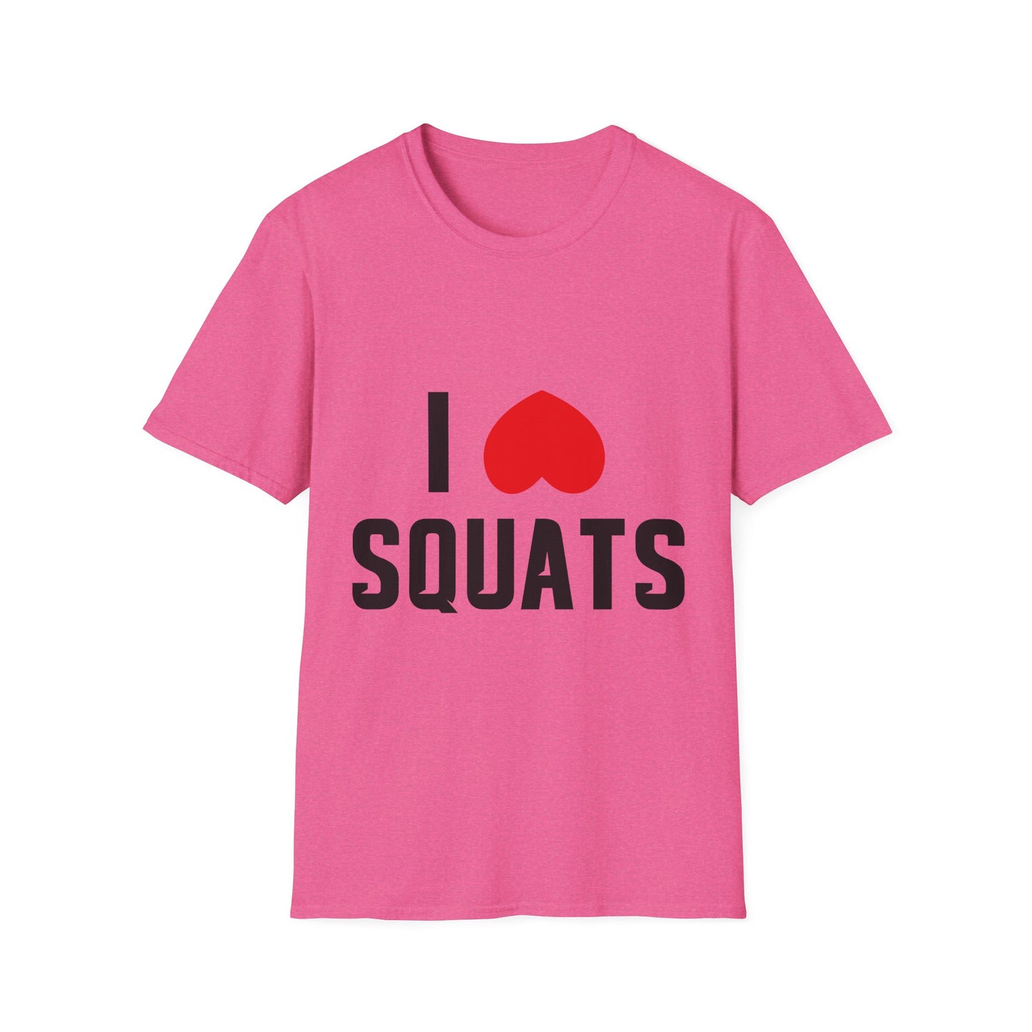 I Love Squats Unisex Softstyle T-Shirt - Perfect for Fitness Enthusiasts