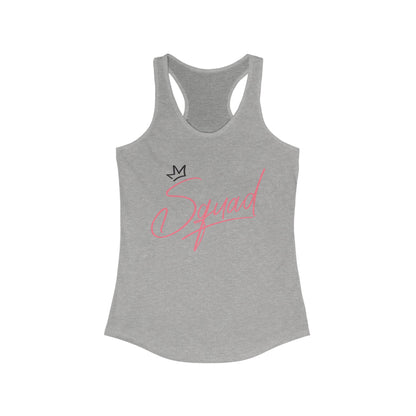 Women's Racerback Tank - Squad Design for Fitness and Team Spirit