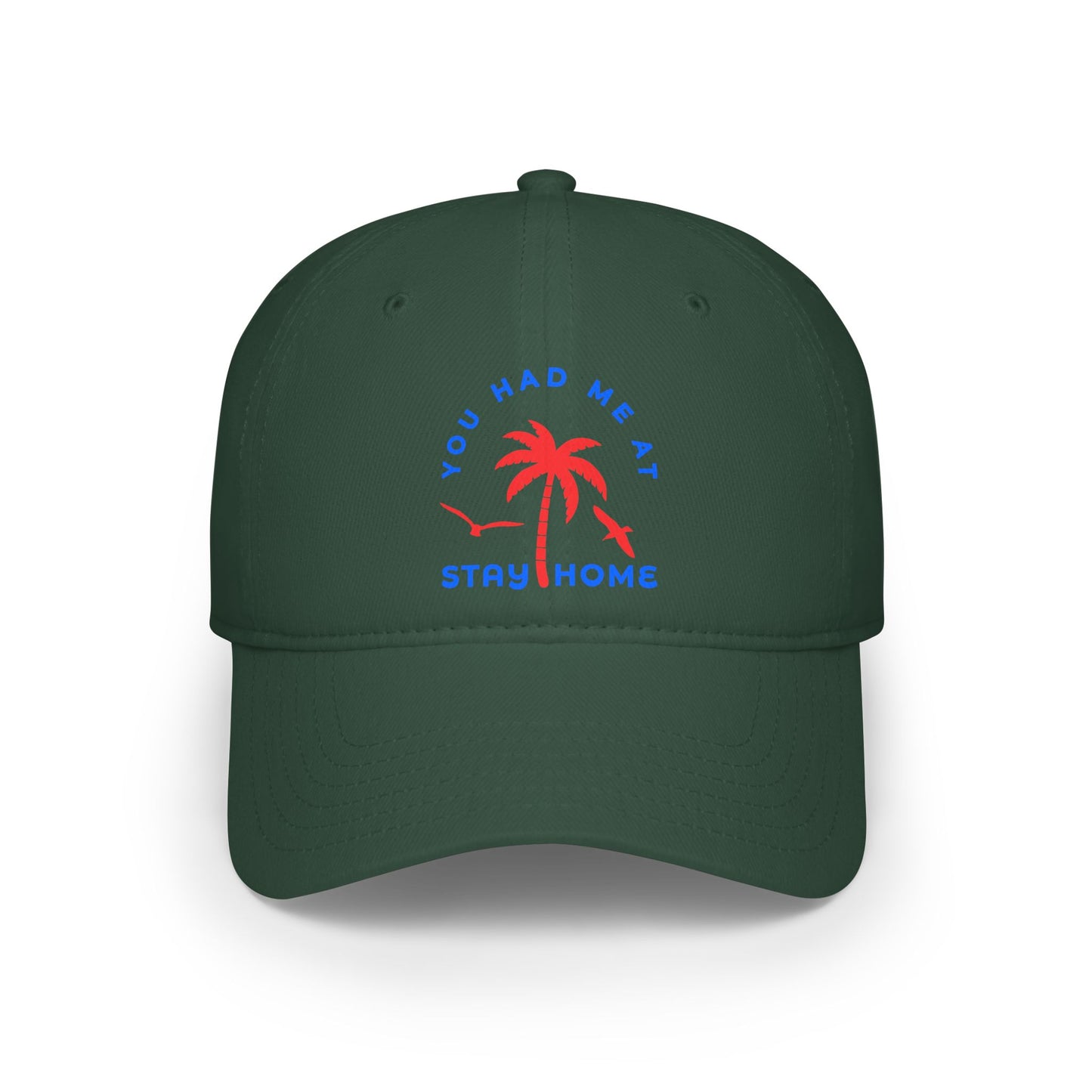 Stay Home Palm Tree Baseball Cap - Casual Summer Hat