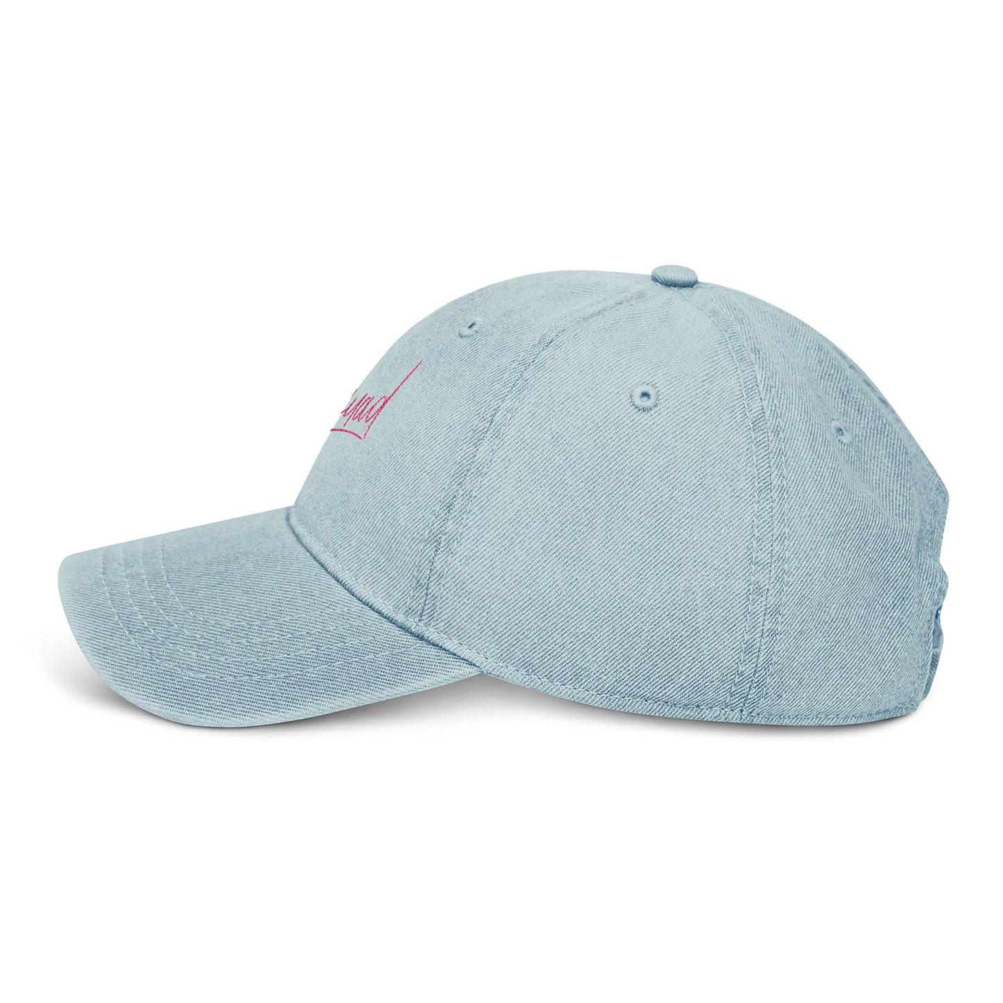 Cool Embroidered Denim Hat for Your Squad, Trendy Cap Gift for Friends, Stylish Summer Accessory, Casual Outfit Addition