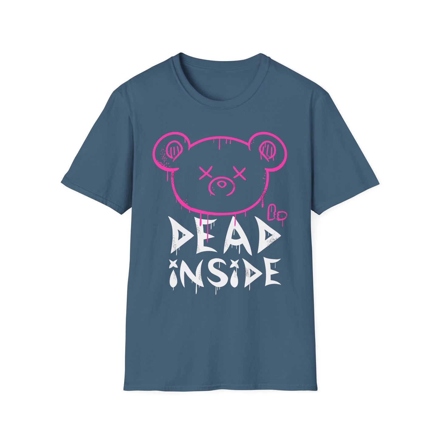 Unisex Softstyle T-Shirt - 'Dead Inside' Graphic Tee for Trendy Casual Wear