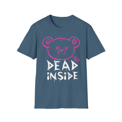 Unisex Softstyle T-Shirt - 'Dead Inside' Graphic Tee for Trendy Casual Wear