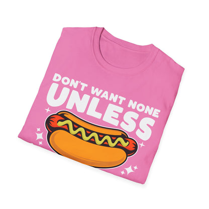 Funny Foodie Unisex T-Shirt - Hot Dog Buns Humor